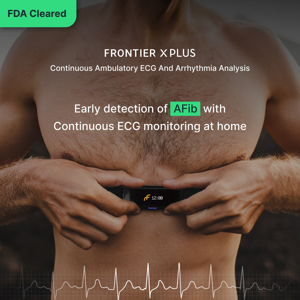 Frontier X Plus FDA-Cleared Medical Grade ECG for Afib Detection